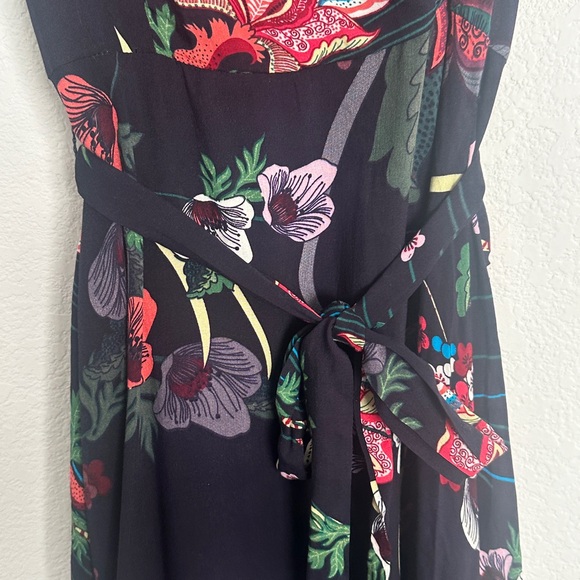 NWT KorMei hi low tropical maxi wrap look dressS - Picture 4 of 11